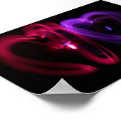 レーザーハートポスター ポスター (角)