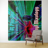 レーザーバックライトDJセット/ Gig タペストリー (インサイチュ)