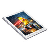 レーザーバナナスケートボードの反逆者 ノートブック (右側)