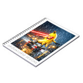 レーザーバナナスケートボードの反逆者 ノートブック (左側)