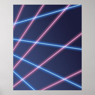 レーザービームスクールポートレート背景 ポスター