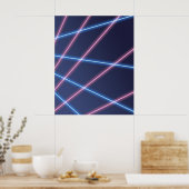 レーザービームスクールポートレート背景 ポスター (キッチン)