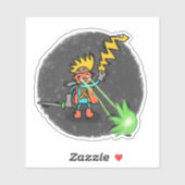 レーザーボーイ漫画ブックスタイルシール シール (シート)