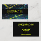 レーザーライト ハイテク IT テクノロジー 名刺 (正面/裏面)