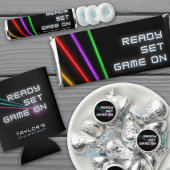 レーザーラベルネオンバースデーパーティー 缶クーラー