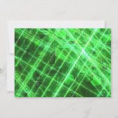 レーザーラベル子供の誕生日パーティの招待状 招待状 (裏面)