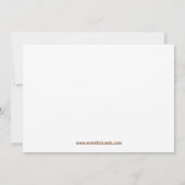 レーザーラベル誕生日パーティーの招待 招待状 (裏面)