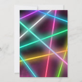 レーザーラベル誕生日招待状 |女の子レーザーラベル 招待状 (裏面)