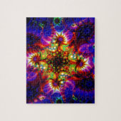 レーザー光線写真心の発射されたシナプス ジグソーパズル (縦)