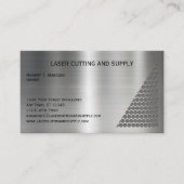 レーザー切断用品会社 名刺 (正面)