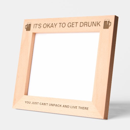 レーザー刻印の枠飲を取り出しても大丈夫 レーザー彫刻フレーム (左)