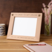 レーザー刻印の枠飲を取り出しても大丈夫 レーザー彫刻フレーム (左)