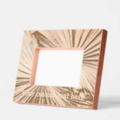 レーザー加工写真フレームと椰子の葉デザイン レーザー彫刻フレーム (左)