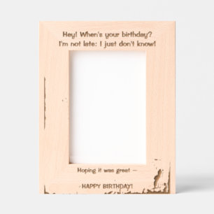  レーザー彫刻フレーム