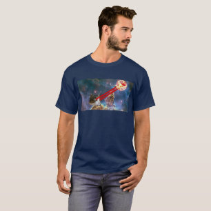 レーザー猫のTシャツ Tシャツ