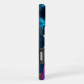 レーザー猫ピザパーティー iPhoneケース (右側面)
