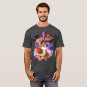 レーザー眼付きモルモットIレーザー齧歯類宇宙 Tシャツ (正面フル)