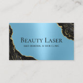 レーザー脱毛スキンクリニック青黒大理石 名刺 (正面)