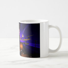 レーザー・マグでドラミング コーヒーマグカップ