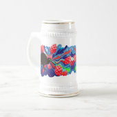 レーザーKiwiホップ爆発 ビールジョッキ (正面左)