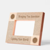 レーザ感動的エッチング写真枠 レーザー彫刻フレーム (左)