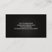 レーシングオートカー | パーツとサービス 名刺 (裏面)