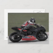 レーシングオートバイのポストカード ポストカード (正面/裏面)