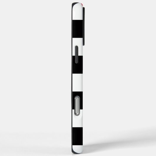 レーシングオート市松模様にスポーツフラグ名 Case-Mate iPhoneケース (裏面 / 右)