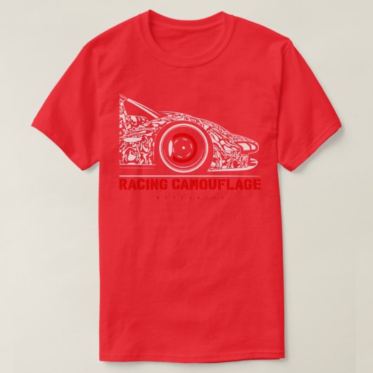 レーシングカモフラージュ Tシャツ (デザイン正面)