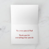 レーシングカーとパパ カード (内部)