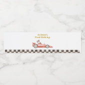 レーシングカーのウォーターボトルラベル ペットボトルラベル (シングルラベル)