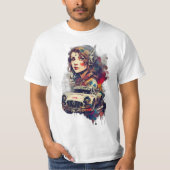 レーシングカーガール1 Tシャツ (正面)