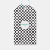 レーシングカーキリン誕生日ありがとう ギフトタグ (裏面)