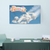 レーシングカークラウド大型屋内バナー 横断幕 (トレードショー)