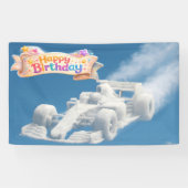 レーシングカークラウド大型屋内バナー 横断幕 (横)