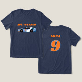 レーシングカークルー 誕生日の主役のママ トライブレンドTシャツ