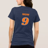 レーシングカークルー 誕生日の主役のママ トライブレンドTシャツ (裏面)