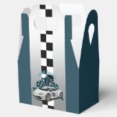 レーシングカーグリーン、ブラック&ホワイトのビーフボックス フェイバーボックス (オープン)