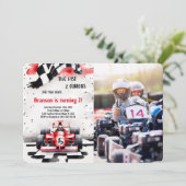 レーシングカーツー・ファスト・フォト 招待状 (スタンド正面)