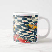 レーシングカーテーマのコーヒーマグ ジャンボコーヒーマグカップ (右)