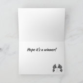 レーシングカーデザインの誕生日カード カード (内部)