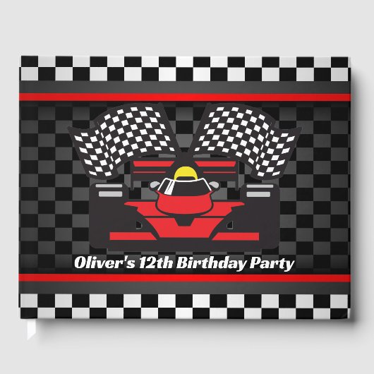 レーシングカーデザインゲストブック ゲストブック (正面)