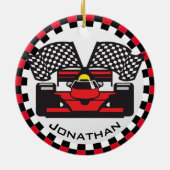 レーシングカーデザインセラミックオーナメント セラミックオーナメント (裏面)
