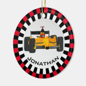 レーシングカーデザインセラミックオーナメント セラミックオーナメント (左)