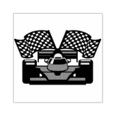 レーシングカーデザイン木印 ラバースタンプ (インプリント)