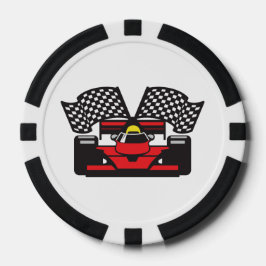 レーシングカードザイン ポーカー チップ
