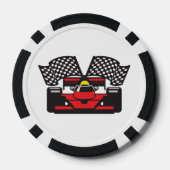 レーシングカードザイン ポーカー チップ (裏面)
