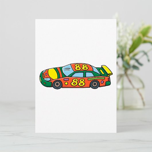 レーシングカーナンバー88 招待状