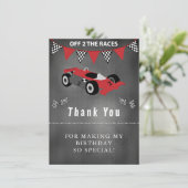 レーシングカーバースデーサンクス サンキューカード (スタンド正面)