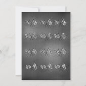 レーシングカーバースデーサンクス サンキューカード (裏面)